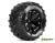 LOUISE, LT3226SBH, MT-Cyclone zachte velg zwart 1/2 offset