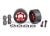 Compleet wiel voor Wheelie bar 6061-T6 aluminium rood (2)