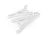 TRX8632A, draagarm wit voor links heavy duty 1x boven&onder