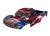 Body Slash 2WD rood/blauw met sticker