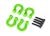 Bumper D-ringen groen met schroeven v/h (4)
