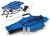 LCG chassisombouwkit blauw