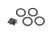 Beadlock Rings Schwarz (1.9') Alu (4) + Schrauben