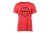 T-shirt rood/logo zwart XXL