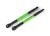 Zware duwstang 7075-T6 aluminium groen met kogelhulzen (2)