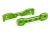 Wishbone houder 7075-T6 aluminium groen voorzijde