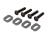 Engine mount discs aluminum gray (4)