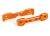 Wishbone houder 7075-T6 aluminium oranje voorzijde