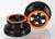 Felgen SCT schwarz / orange 2WD hinten