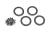 Beadlock Rings Schwarz (2.2') Alu (4) + Schrauben