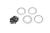 Beadlock Rings Satin (1.9') Alu (4) + Schrauben
