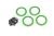 Beadlock Rings Grün (2.2') Alu (4) + Schrauben