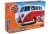 QUICKBUILD VW CAMPER VAN - Rood / Wit