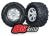 Tires & wheels, assembled, glued  (left & right) (2)