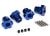 Radmitnehmer splined 17mm blau eloxiert