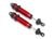 Dämpfer GTR 134mm rot Alu (gebaut ohne Federn) vo Gewinde (2