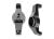 Caster blocks Alu charcoal grau l/r