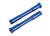 Stuurarmstandaard aluminium blauw geanodiseerd