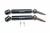 HARDEN STEEL #45 REAR AXLE W. ALLOY BODY -6PC SET black