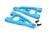 Querlenker 7075-T6 Aluminium vorne unten blau