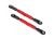 L/R Gewindestange Camber 73mm hi Alurohr rot eloxiert