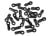Rod end Set, komplett (Standard (10), Angled 10-degrees (8),