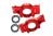Aluminium Radträger Set hinten oversized rot