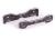 Wishbone houder 7075-T6 aluminium donker titanium achterzijde