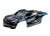 Body Sledge blauw met sticker & clipless systeem