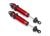 Dämpfer GTR 139mm rot Alu (gebaut ohne Federn) hi Gewinde (2