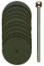 SET DOORSLIJPSCHIJVEN Ø 22 MM, 10 ST. + HOUDER